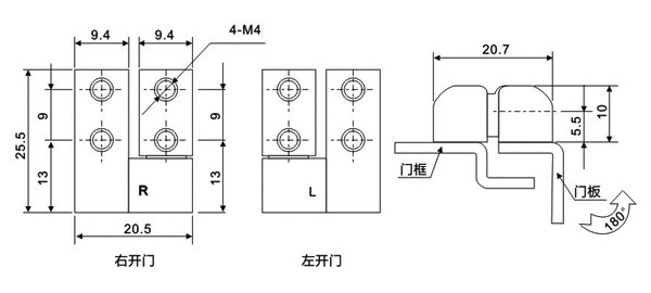開(kāi)關(guān)柜門鎖
