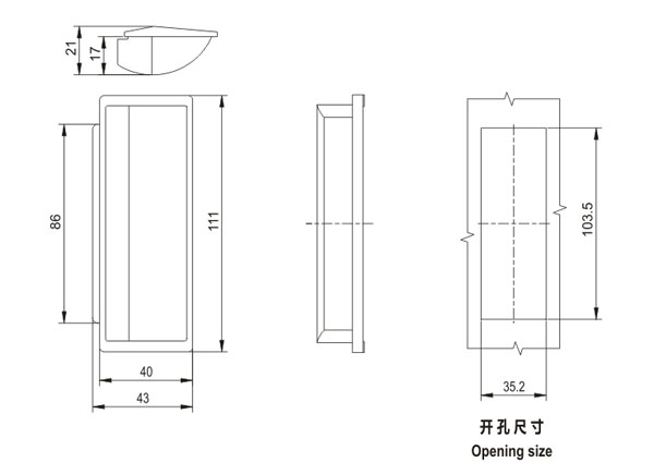 開關(guān)柜門鎖